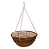 Set of 4  x 14 Rattan Hanging Baskets