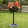 The Easy Fill Hanging Basket Pedestal Planter The Easy Fill Hanging Basket Pedestal Planter