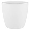 Elho White Plastic Houseplant Pot Cover 16cm Elho White Plastic Houseplant Pot Cover 16cm