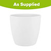 Elho White Plastic Houseplant Pot Cover 16cm Elho White Plastic Houseplant Pot Cover 16cm