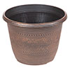 Acorn Round Planters 25cm Copper-Tone x 10 Acorn Round Planters 25cm Copper-Tone x 10