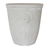 Somerville Tall Pebble White Planter