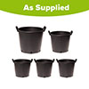 Nest of Five Heavy Duty Pots
