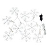 Snowflake Curtain Lights - Multicoloured