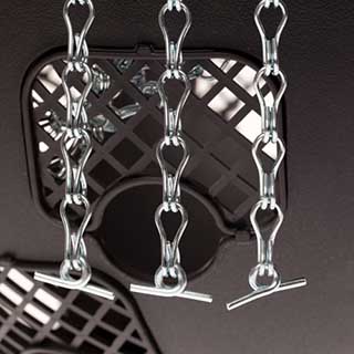 2 Pack 3-Point Chains for Easy Fill Baskets