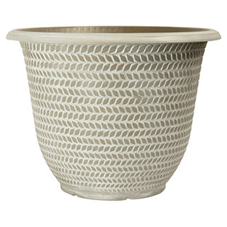 Parker Washed Taupe Planter