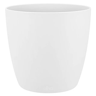 Elho White Plastic Houseplant Pot Cover 16cm