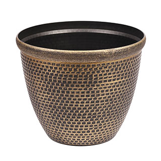 Cromarty Antique Gold Planters