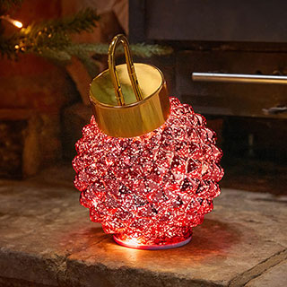 InLit Spinning DecoBauble - Ruby