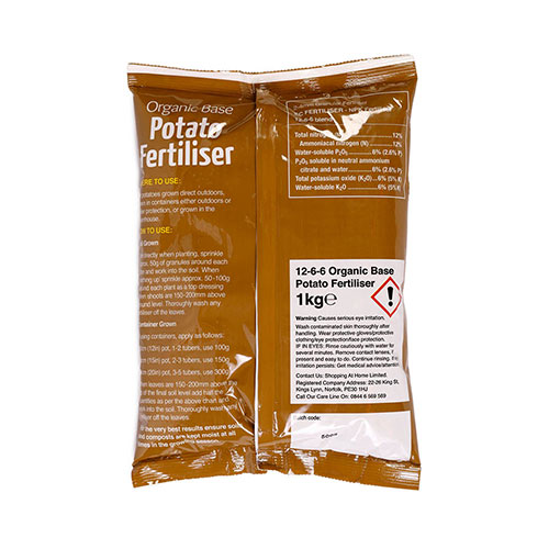 Organic Potato Fertiliser - 1Kg pack Organic Potato Fertiliser - 1Kg pack