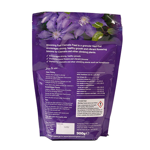 Blooming Fast Clematis Feed Blooming Fast Clematis Feed