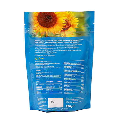 Blooming Fast Swell Gel & Feed Blooming Fast Swell Gel & Feed