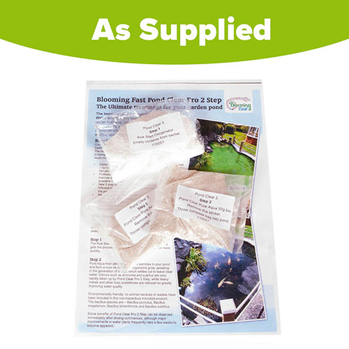 Blooming Fast Pond Clear Pro 2 Step - Medium Pack Blooming Fast Pond Clear Pro 2 Step - Medium Pack