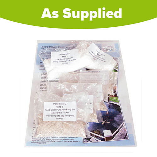 Blooming Fast Pond Clear Pro 2 Step - Large Pack Blooming Fast Pond Clear Pro 2 Step - Large Pack