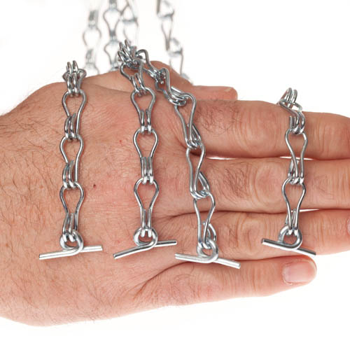 2 Pack 4-Point Chains for Easy Fill Baskets 2 Pack 4-Point Chains for Easy Fill Baskets