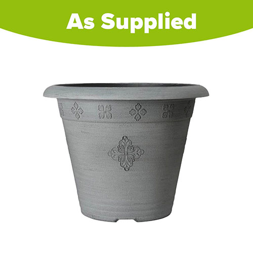 Silver Medley Round Planter Silver Medley Round Planter