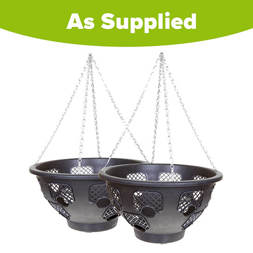 Pair of 15 Easy Fill Hanging baskets Pair of 15 Easy Fill Hanging baskets