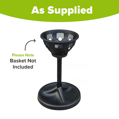 The Easy Fill Hanging Basket Pedestal Planter The Easy Fill Hanging Basket Pedestal Planter