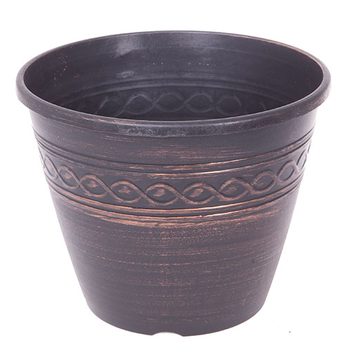 Black Copper Infinity Planter