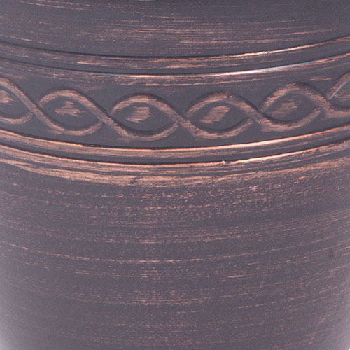Black Copper Infinity Planter Black Copper Infinity Planter