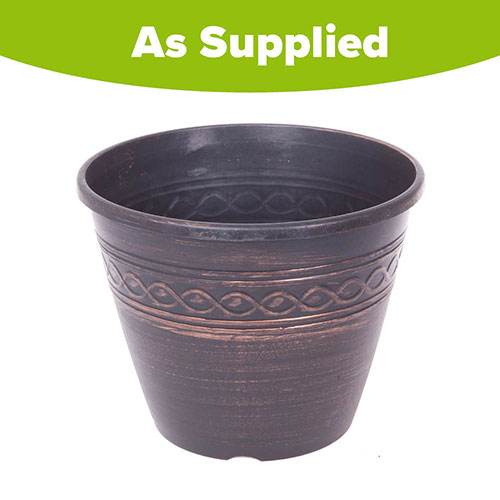 Black Copper Infinity Planter Black Copper Infinity Planter