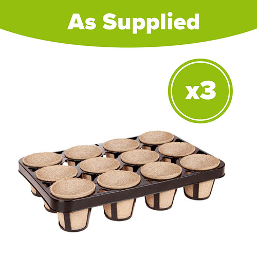 Skelly Tray x 3 and 36 Jiffy Bio Pots Skelly Tray x 3 and 36 Jiffy Bio Pots