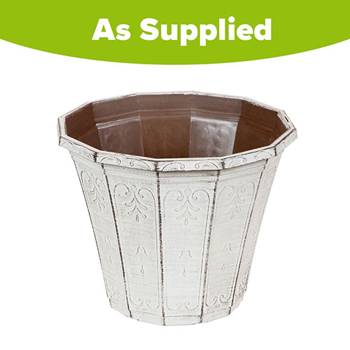 Vintage Rust Calista Planter Vintage Rust Calista Planter