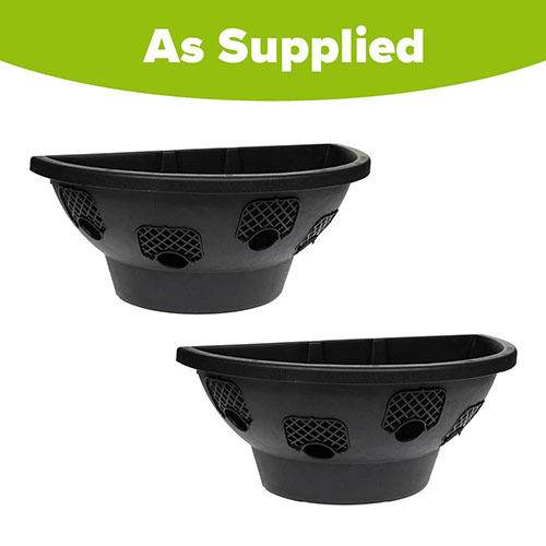 Easy Fill Wall Planters 50cm (20in) Pair Easy Fill Wall Planters 50cm (20in) Pair