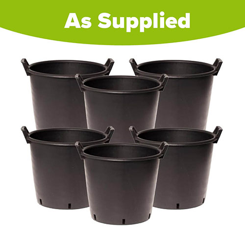 6 x Heavy Duty Pots 40cm 6 x Heavy Duty Pots 40cm
