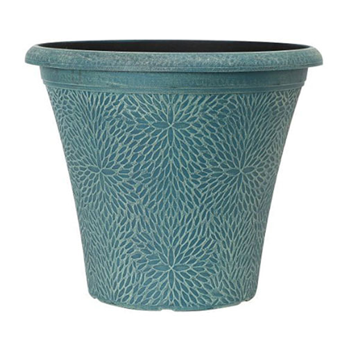 April Indigo Green Round Planters