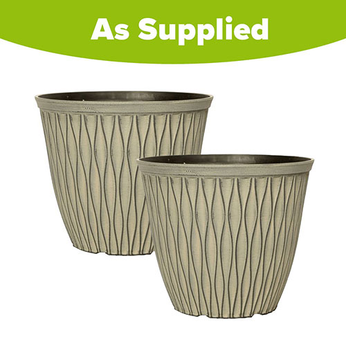 Laval Planters in Ebony Grey Laval Planters in Ebony Grey