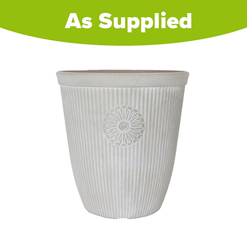 Somerville Tall Pebble White Planter Somerville Tall Pebble White Planter