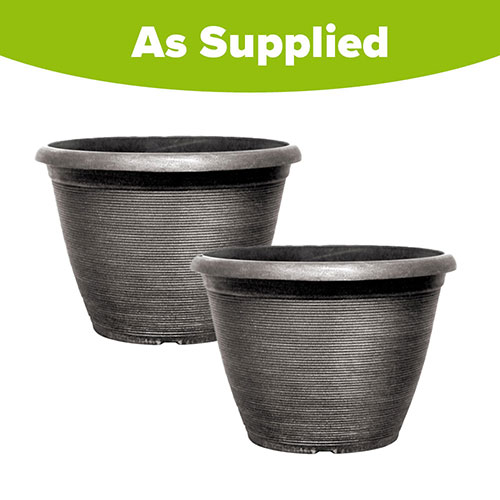 Helix Silver Planter 16 Helix Silver Planter 16