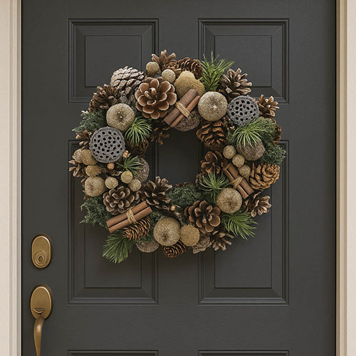 Golden Fruits Wreath Golden Fruits Wreath