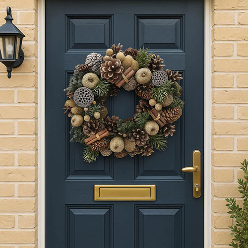 Golden Fruits Wreath Golden Fruits Wreath