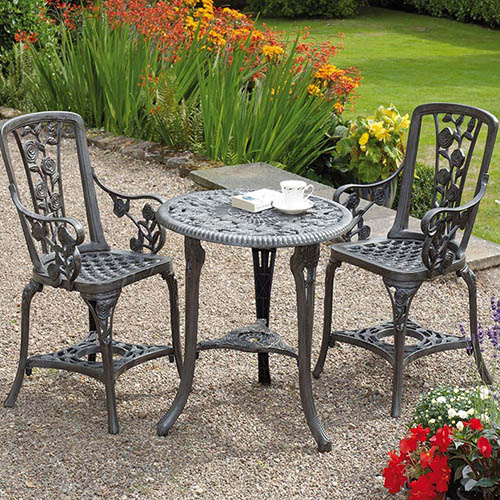 Arm Chair Patio Set - Grey Arm Chair Patio Set - Grey