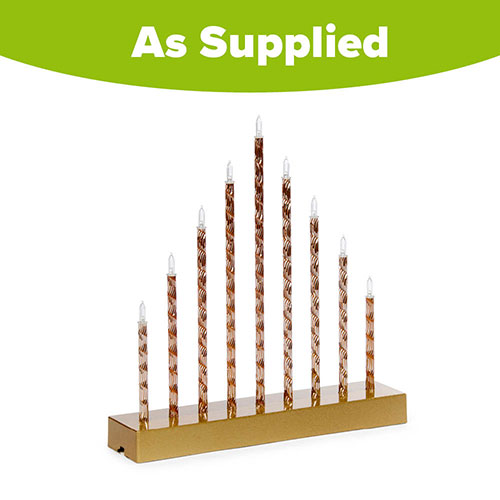 Gold CandleBridge - 9 LED Lights Gold CandleBridge - 9 LED Lights